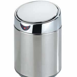 WENKO Tisch- und Kosmetikeimer mit Sensor Chrom