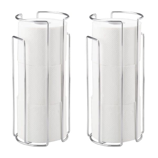 WENKO Toilettenpapier-Ersatzrollenhalter Chrom