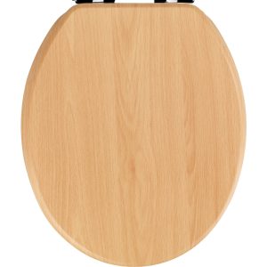 WENKO WC-Sitz Buche Natur