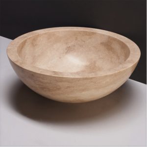 Waschbecken Naturstein ROMA (40 cm) Travertin