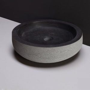 Waschbecken Naturstein VERONA (40 cm) Bluestone