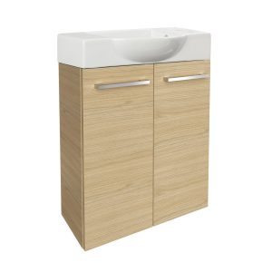 FACKELMANN SBC B. STYLE Gäste WC Waschtisch Set 55 cm breit