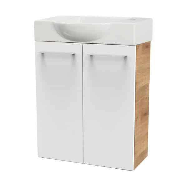 FACKELMANN SBC MILANO Gäste WC Waschtisch Set 55 cm breit