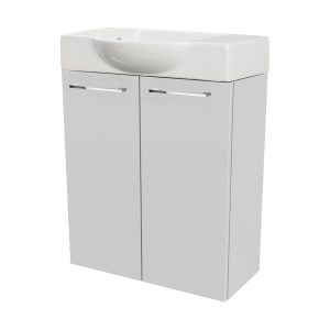 FACKELMANN SBC SCENO Gäste WC Waschtisch Set 55 cm breit