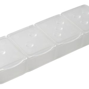 FACKELMANN Tablettenbox 4 Fächer