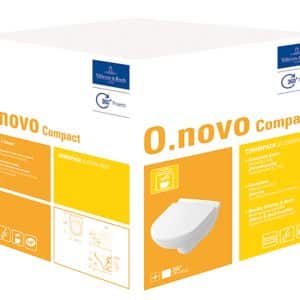 VILLEROY&BOCH O.NOVO Tiefspül-WC mit WC-Sitz
