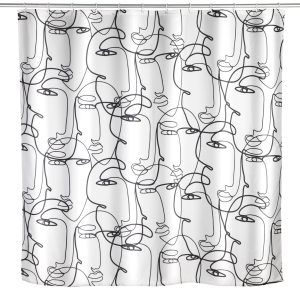 WENKO FACES Duschvohang 180 x 200 cm