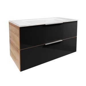 FACKELMANN B.BRILLANT Waschbecken mit Unterschrank 100 cm breit