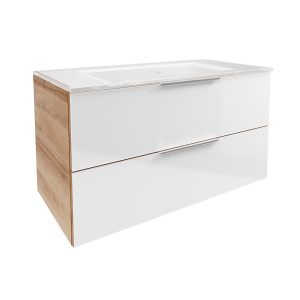 FACKELMANN B.BRILLANT Waschbecken mit Unterschrank 100 cm breit