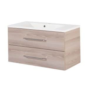 FACKELMANN B.CLEVER Waschbecken mit Unterschrank 90 cm breit