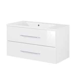 FACKELMANN B.CLEVER Waschbecken mit Unterschrank 90 cm breit