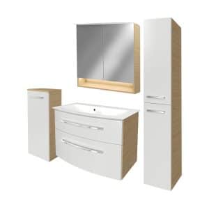 FACKELMANN B.STYLE Badmöbel Set 5-teilig 83 cm breit