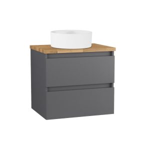 BADEDU GERS Waschbecken mit Unterschrank 60 cm breit