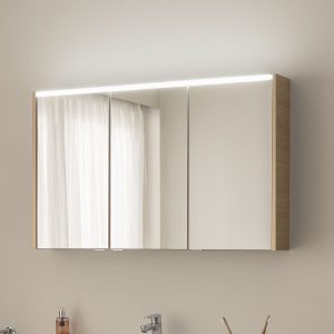 FACKELMANN B.ROUND LED Spiegelschrank 100 cm breit