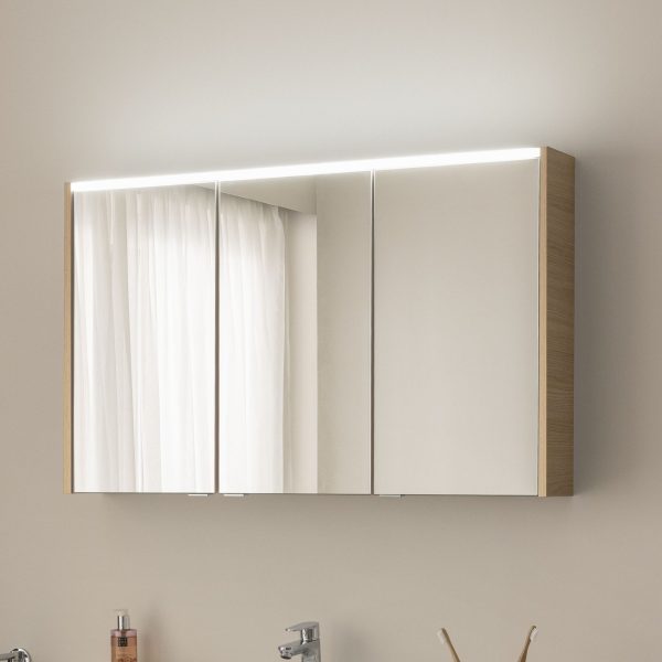 FACKELMANN B.ROUND LED Spiegelschrank 100 cm breit