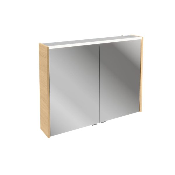 FACKELMANN B.ROUND LED Spiegelschrank 90 cm breit