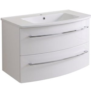 FACKELMANN B.ROUND Waschbecken mit Unterschrank 90
