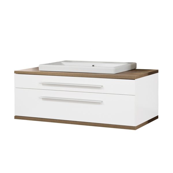 FACKELMANN STANFORD Waschbecken mit Unterschrank 110 cm breit