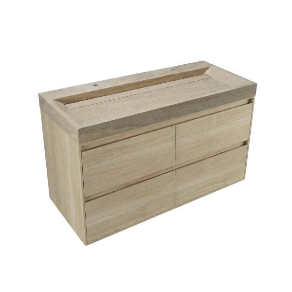 FORZALAQUA IBIZA BELLEZZA Waschbecken mit Unterschrank 120 cm breit