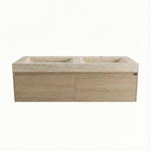 FORZALAQUA IBIZA BELLEZZA Waschbecken mit Unterschrank 140 cm breit