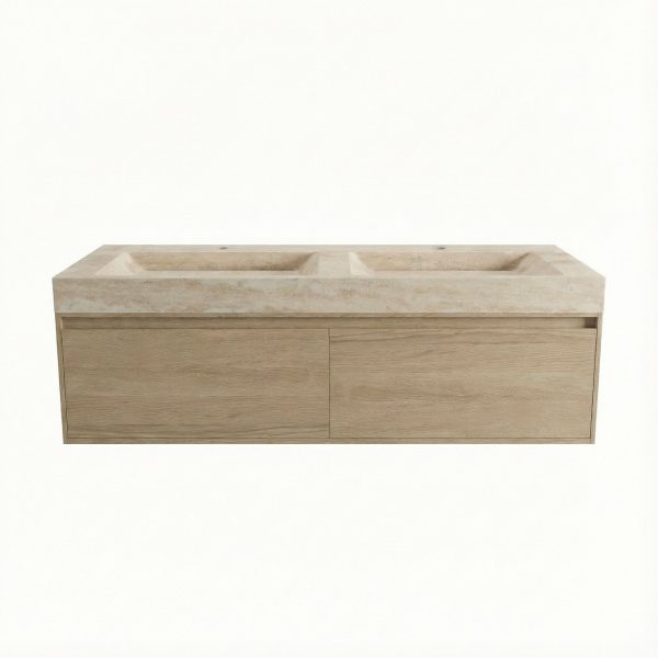 FORZALAQUA IBIZA BELLEZZA Waschbecken mit Unterschrank 140 cm breit