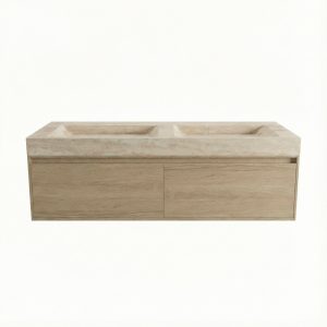 FORZALAQUA IBIZA BELLEZZA Waschbecken mit Unterschrank 140 cm breit