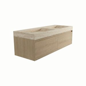 FORZALAQUA IBIZA BELLEZZA Waschbecken mit Unterschrank 160 cm breit