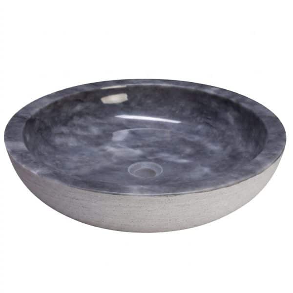 FORZALAQUA VERONA XL Aufsatzwaschbecken Ø 50 cm