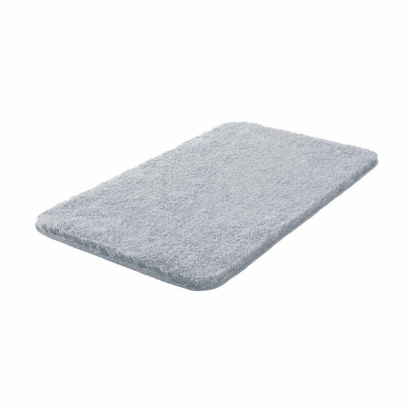 GRUND MELANGE Badematte 70 x 120 cm Silber