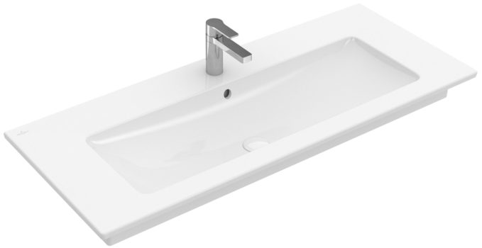 VILLEROY & BOCH VENTICELLO Waschbecken Keramik 120 cm breit