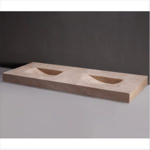 Waschbecken Naturstein NAPOLI II 160 cm breit