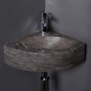 Waschbecken Naturstein TURINO (30 cm) Bluestone