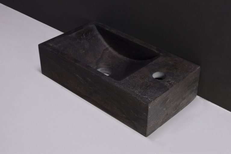 Waschbecken Naturstein VENETIA (40 cm) Bluestone