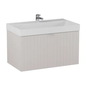 BADEDU ESLA Waschbecken mit Unterschrank 79 cm breit