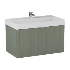 BADEDU ESLA Waschbecken mit Unterschrank 79 cm breit