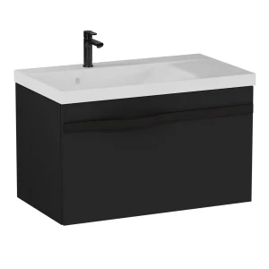 BADEDU FILS Waschbecken mit Unterschrank 69 cm breit