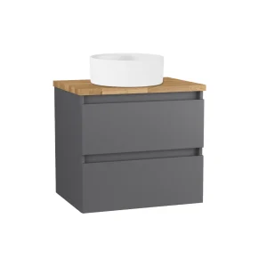 BADEDU GERS Waschbecken mit Unterschrank 60 cm breit