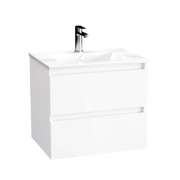 BADEDU GERS Waschbecken mit Unterschrank 60 cm breit