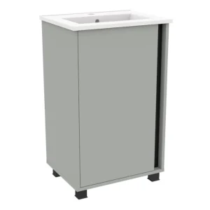 BADEDU LULE Gäste WC Waschtisch Set  51 cm breit