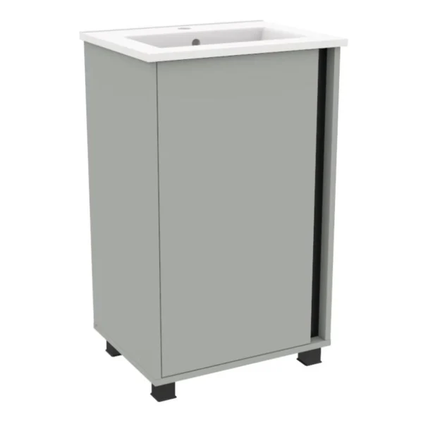 BADEDU LULE Gäste WC Waschtisch Set  51 cm breit
