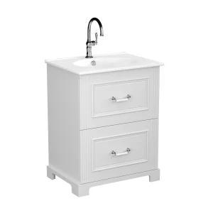 BADEDU RILA Waschbecken mit Unterschrank 60 cm breit