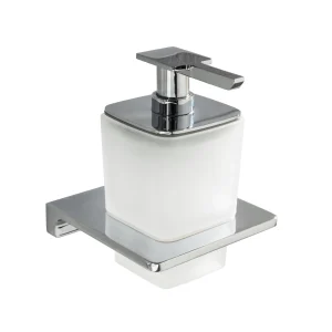 BadeDu SIRIUS Seifenspender mit Halter Chrom