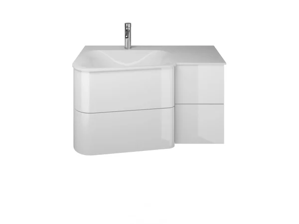 Burgbad BADU Waschbecken mit Unterschrank 92 cm breit