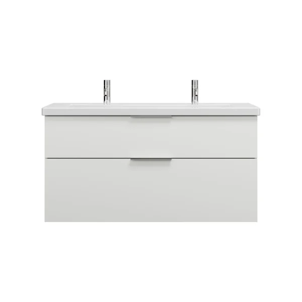 Burgbad EQIO Waschbecken mit Unterschrank 123 cm breit