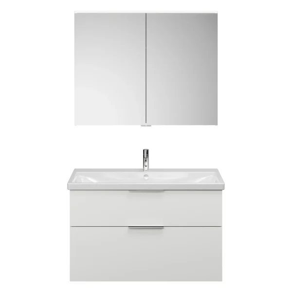 Burgbad EQIO Waschtisch Set mit Spiegelschrank 103 cm breit