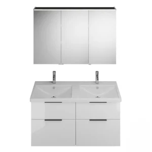 Burgbad EQIO Waschtisch Set mit Spiegelschrank 123 cm breit