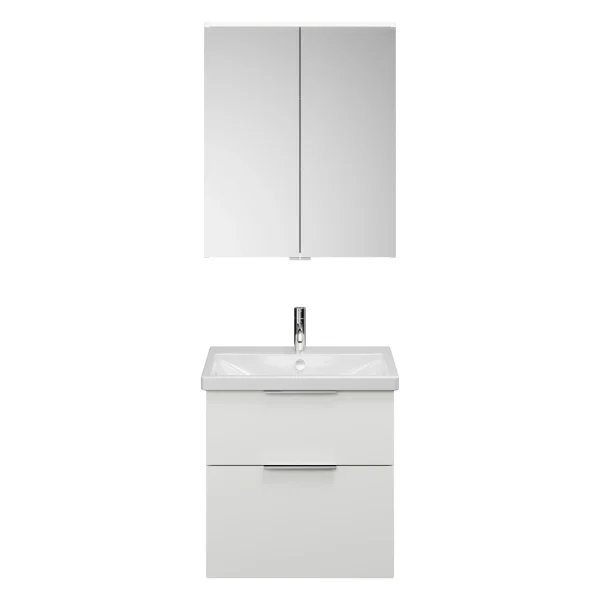 Burgbad EQIO Waschtisch Set mit Spiegelschrank 65 cm breit