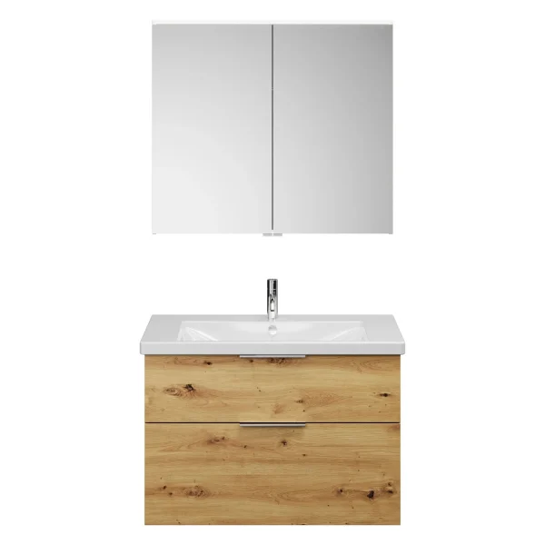 Burgbad EQIO Waschtisch Set mit Spiegelschrank 93 cm breit