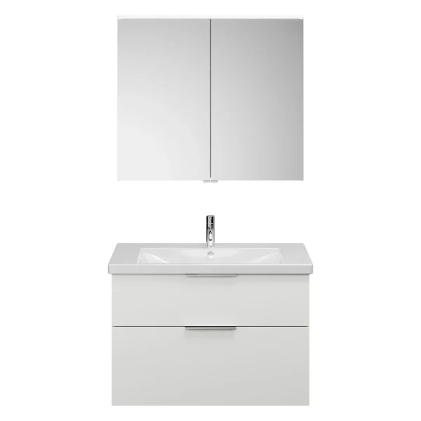 Burgbad EQIO Waschtisch Set mit Spiegelschrank 93 cm breit