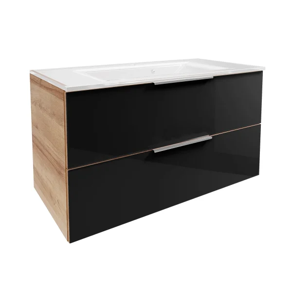 FACKELMANN B.BRILLANT Waschbecken mit Unterschrank 100 cm breit
